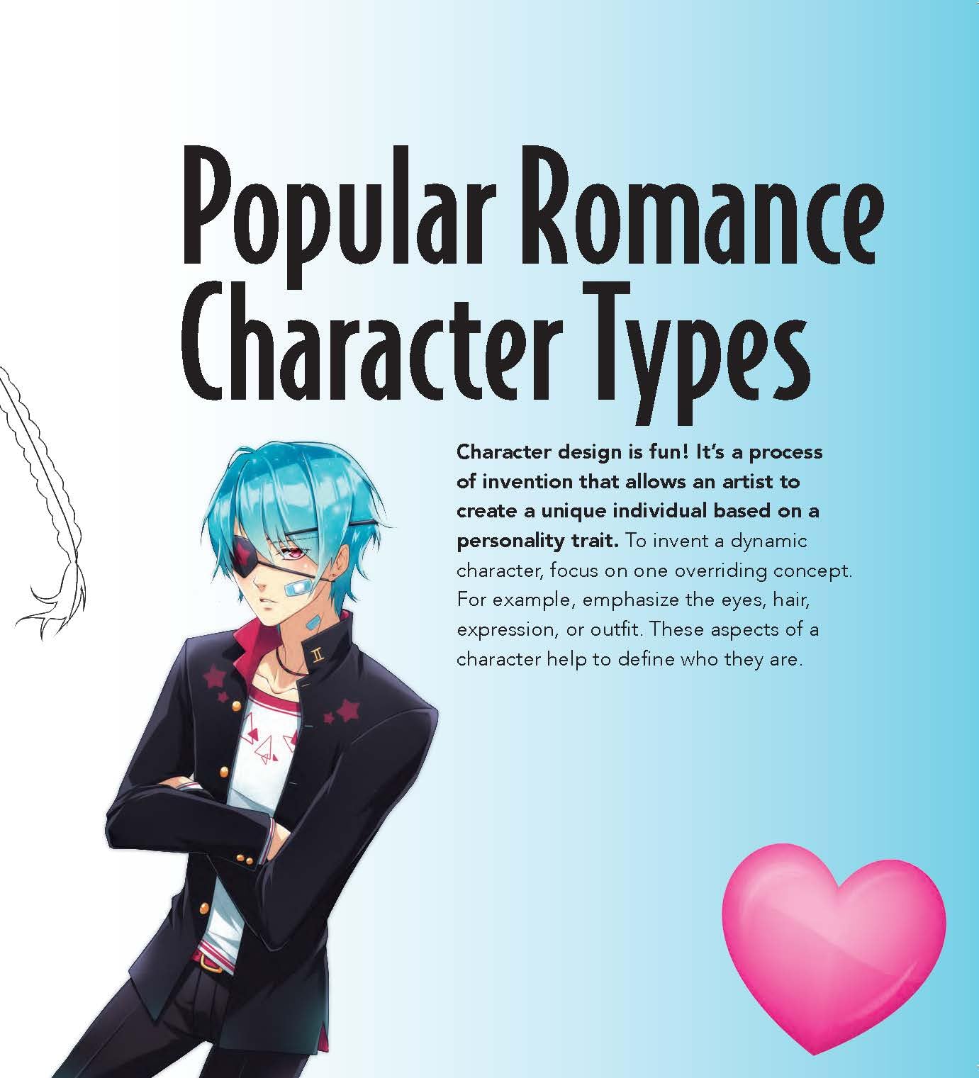 The Master Guide to Drawing Anime: Romance: How to Draw Popular Character Types Step by Step – A How to Draw Anime / Manga Books Series (Volume 4)