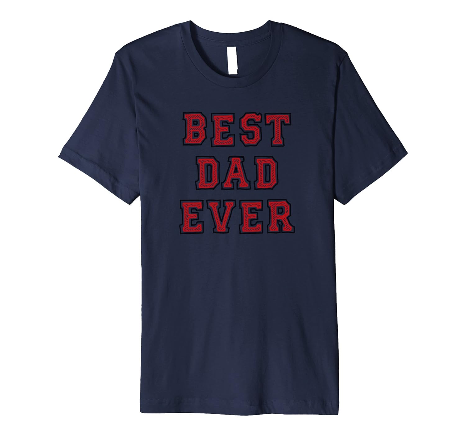 Best Dad Ever Red T-Shirt-ANZ