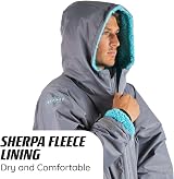 Osprey Changing Robe Kids Adults Waterproof Hooded Grey XS Unisex view 5