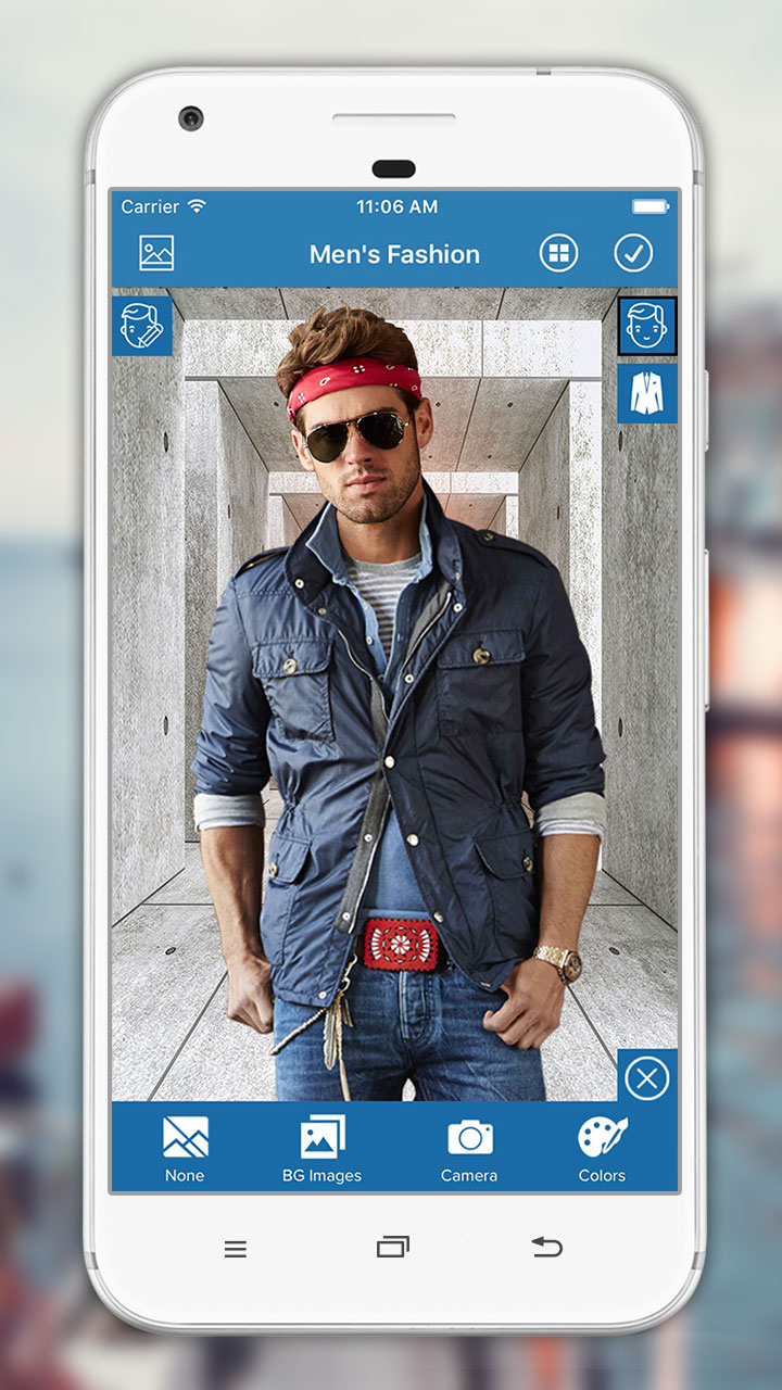 Men Fashion Suit Photo Montage Maker