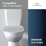 Ideal Standard Tirso Soft Close Toilet Seat Antibacterial White Universal Oval view 5
