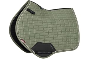 LeMieux Close Contact Luxury Suede Feel Square Saddle Pad FW25, Rosemary, Large