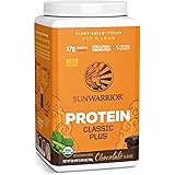 Sunwarrior Pea Protein Powder with Bcaa & Amino Acids 5 Raw Superfood Pea Protein Gluten Free Low Carb Dairy Free Vegan & Ket