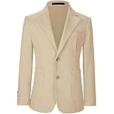 Visaccy Kids Blazers for Boys Slim Fit Suit Blazer Boy Formal Single Breasted Closure School Jacket