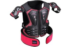 DBAOXIAOMU Kids Motocross Vest-Dirt Bike Gear for Cycling Skateboard ATV, Body Back Chest Shoulders Protection,Children Motorcycle Protector for Skating, Skiing