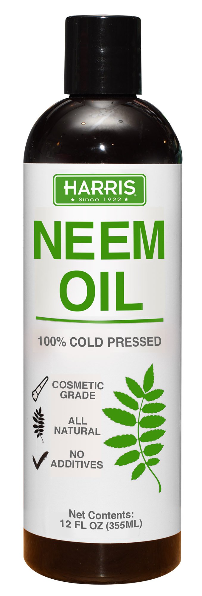 Harris Neem Oil, 100 Cold Pressed and Unrefined for
