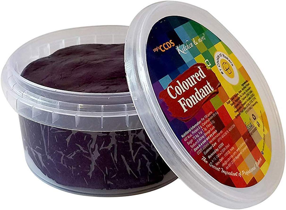 Ccds Fondant Dark Brown, 250 Gm