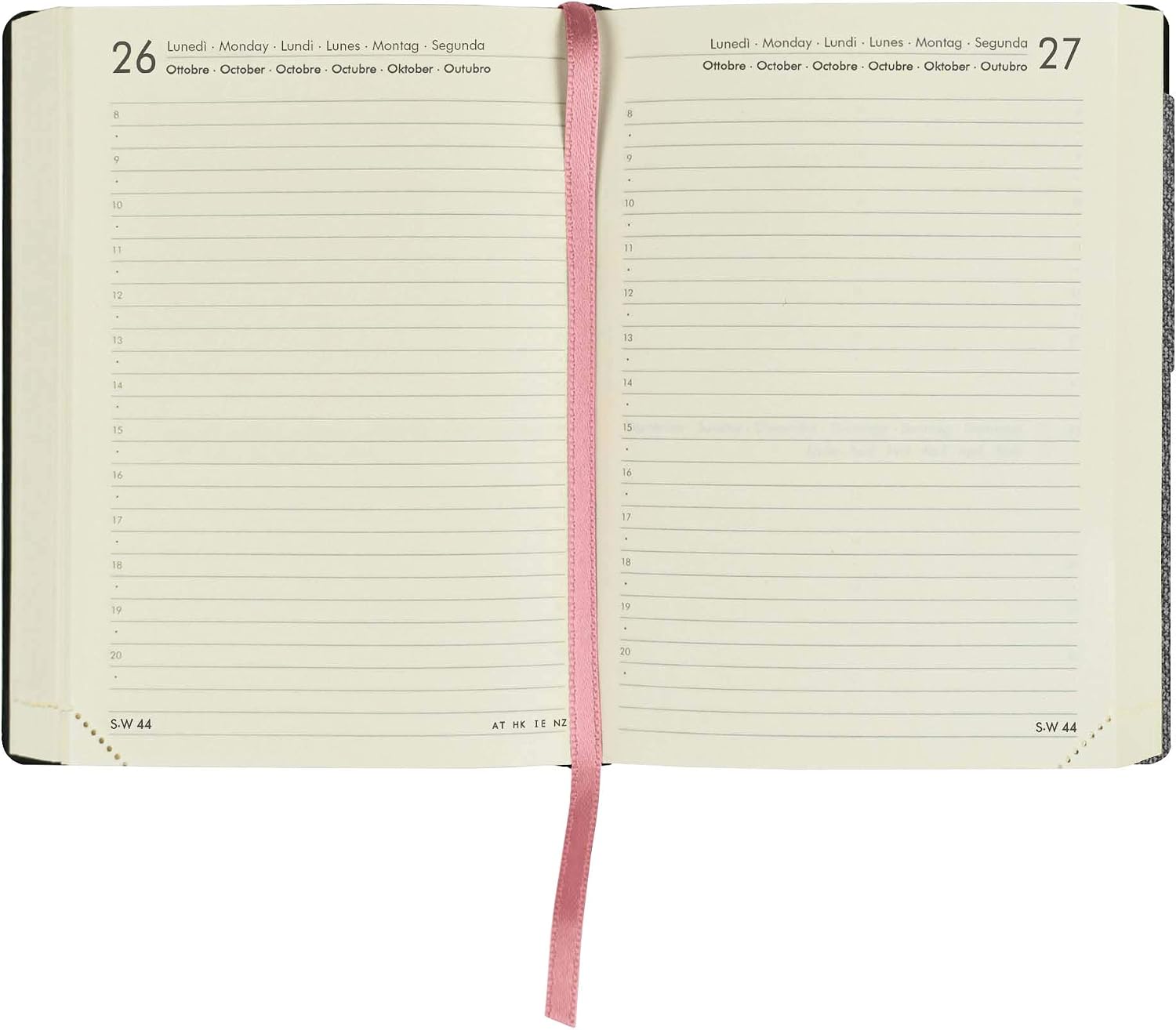 Legami 12-Month Daily Planner - 2020 - Grey Tweed Small Grey - Image 4