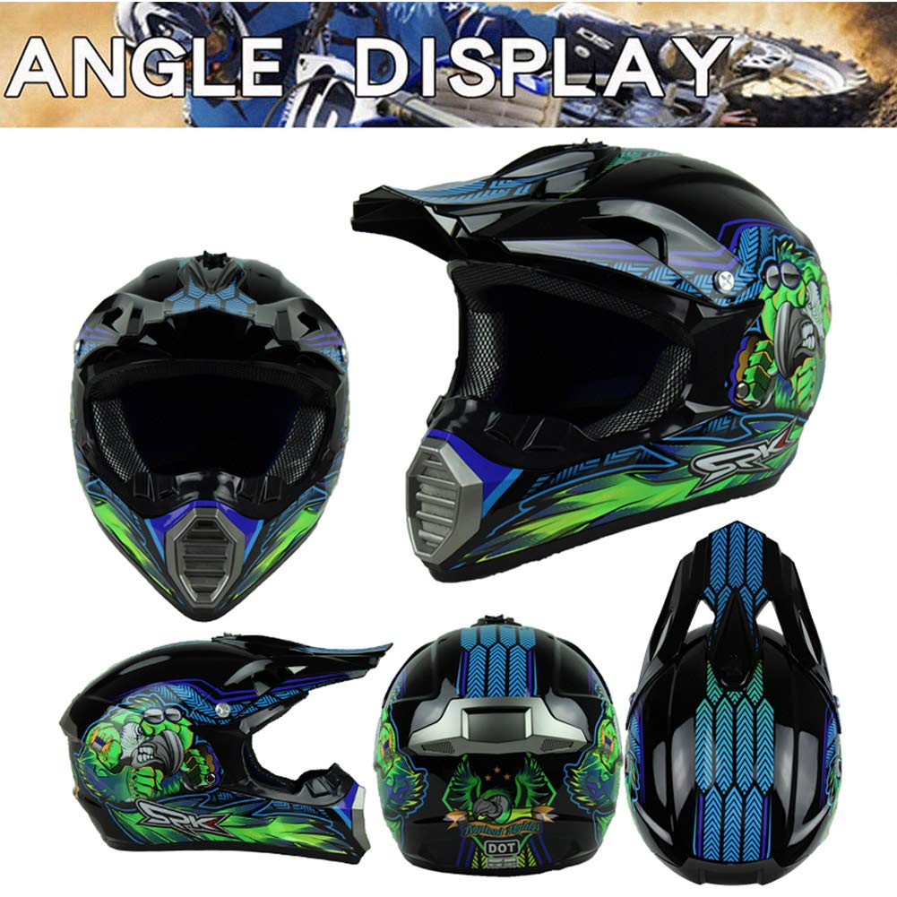 Gafas Cascos Para Motocross Para NiÃ±os Casco Mtb Casco Integral