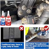 EIGTWEN Thread Lock High Medium Strength 100ml Nuts Bolts Fasteners Screws view 3