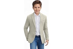 Boys Blazer Lightweight Sport Coat Formal Wedding Kids Jacket for Boy Summer Casual Jacket