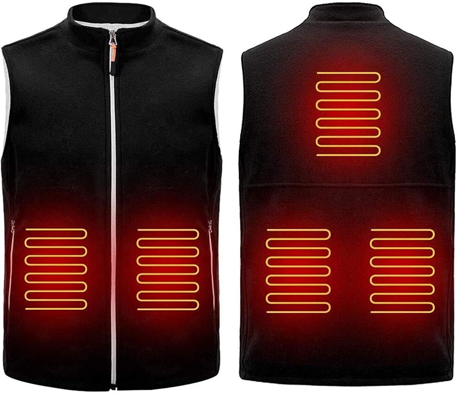 Chaleco térmico eléctrico de Invierno cálido USB para Mujeres y Hombres