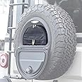 Tumukiw Spare Tire Storage Bag Compatible with INEOS Grenadier 2020-2025 Spare Tire Storage Slot Interior Organizer Bag Multi-Function Off-Road Outdoor Camping Cargo Storage Bag (Black)