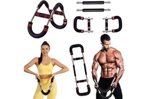 PEOERP Twister Arm Trainer, 40-100lb Adjustable Twister Arm Chest Workout Equipment for Men & Women, Adjustable Forearm Strengthener, Portable Spring Resistance for Home Fitness.
