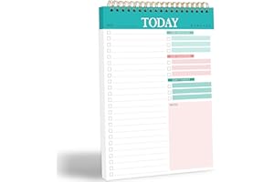 VONDAFE To Do List Notepad - To Do List for Work with 52 Sheets, 6.9" x 9.9", To Do List Notebook, Undated Daily Note Pad, To Do List Planner, Checklist Notebook Organizer