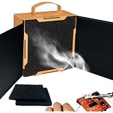 Upgraded ToolBud Solder Fume Extractor with Removable Magnetic Flaps | Portable &amp; Compact, High-Efficiency Solder Smoke Absorber for Soldering, PCB assembly, DIY, &amp; Art, Design for Clean Air