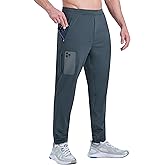 EZRUN Men's Joggers Stretch Athletic Workout Golf Pants Quick Dry Work Sweatpants Running Gym Hiking Track Pants