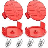 YWTESCH 4 Pack String Trimmer Replacement Spool Cap Fit for Craftsman | (CMZST120SC) Weed Wacker String Parts Trimmer Line Cap Covers Compatible with Craftsman Cordless Weed Eater