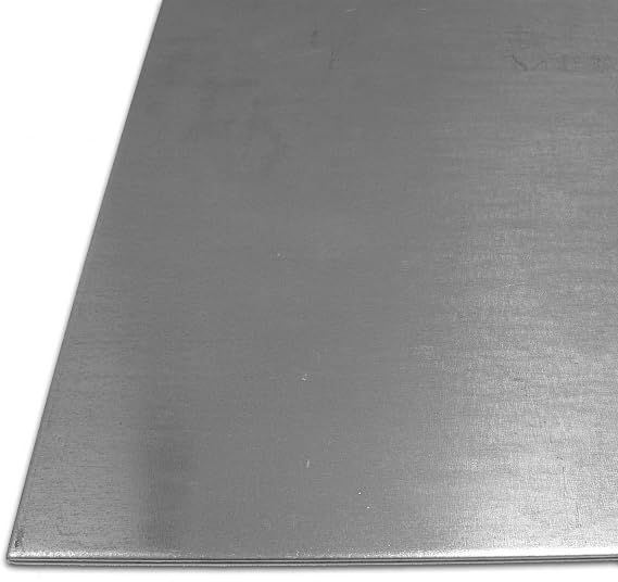 Tôle Acier Galvanisé DX51 - Épaisseur 3mm - 20x90cm - Pour Carrosserie, Bricolage
