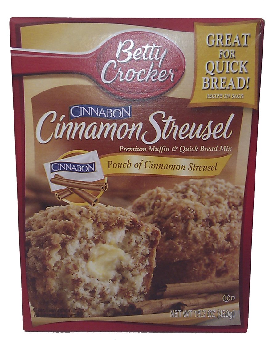 Betty Crocker Cinnamon Streusel Muffin Mix (430g) Amazon.de