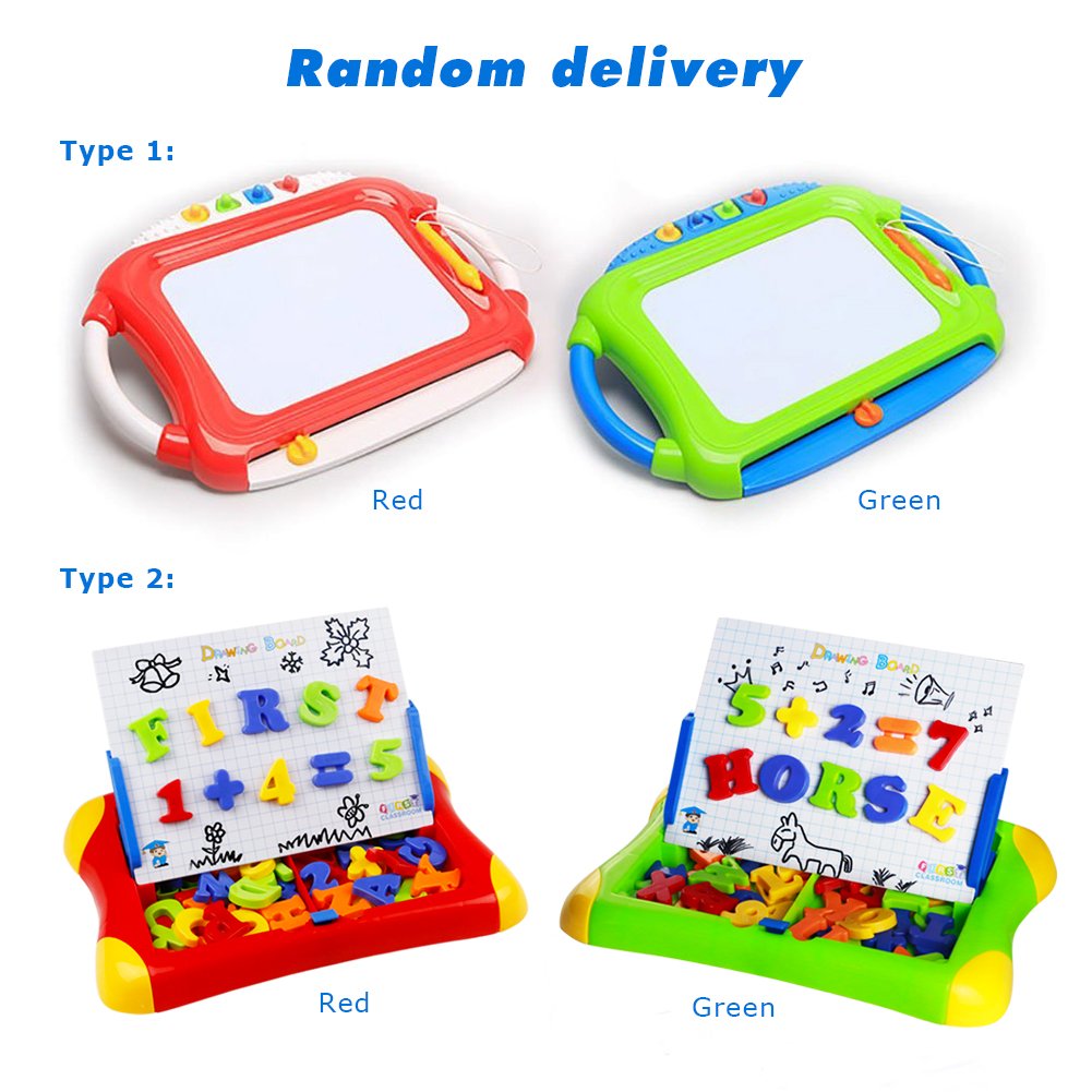 Colorful Magnetic Drawing Board for Children Kids, 2 Style Randomly Delivery