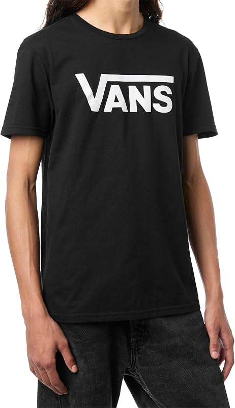 Classic Drop V SS Crew Tee-B, Schwarz und Weiß, M