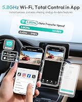 BOTSLAB 4K Dash Cam Front and Rear with GPS WiFi 64GB Card view 9
