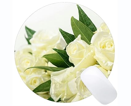 Yanteng Tapis De Souris Rond En Caoutchouc Naturel Imprimé