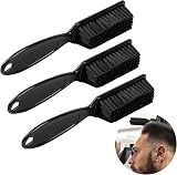 Xumann 3PC Black Fade Brush Barber Styling Tool for Men Women Hair Beard view 1