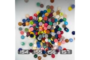 CARSILERS Diamonds Painting Accessories,Replacement for Missing Round Drills 154 155 156 157,Rhinestone Resin Diamond Drill,4 Colors Beads Gems Stones,3500pcs per Color