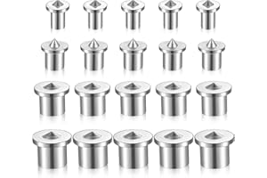 FERRAYCLE Dowel and Tenon Center Transfer Plugs Doweling Centering Pins Transfer Plugs Drill Hole Tool for Woodworking Tool Accessories (20 Pieces,1/4 5/16 3/8 1/2 Inch)