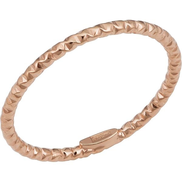 KoolJewelry Women's 14k Gold Bamboo Ring – 1.8mm Minimalist Ring In Yellow, White Or Rose Gold