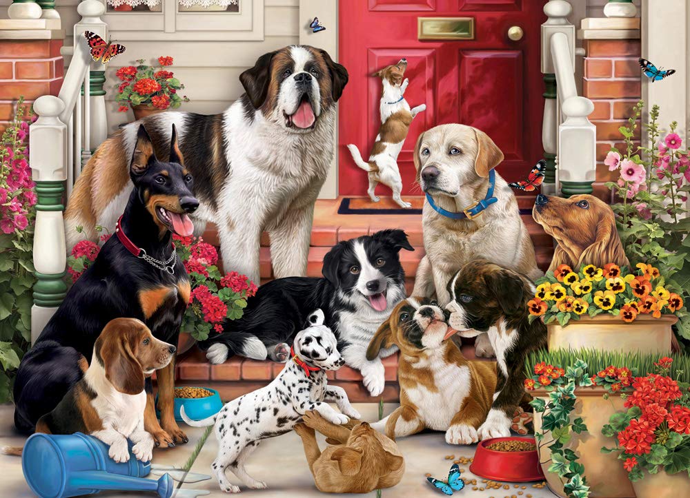 Vermont Christmas Company A Dog's Life Jigsaw Puzzle 1000 Piece