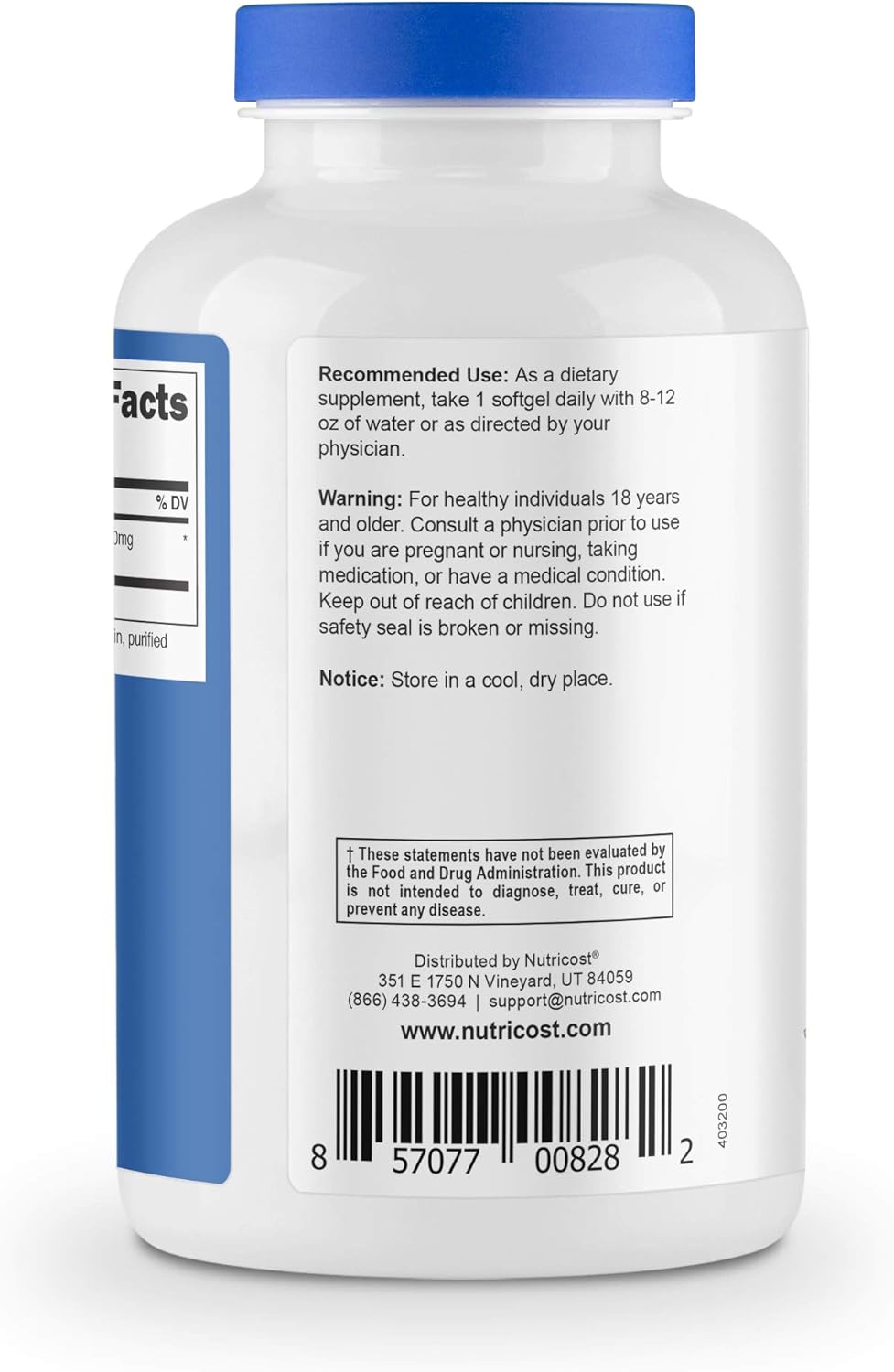 Nutricost Evening Primrose Oil 1,300mg, 120 Softgels - Cold Pressed, Non-GMO, Gluten Free, 120 Servings: Health & Personal Care