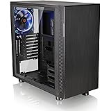 Amazon Com Thermaltake View 31 Dual Tempered Glass Spcc Atx Mid Tower Tt Lcs Certified Gaming Computer Case With 2 Blue Led Riing Fan Pre Installed Ca 1h8 00m1wn 00 Computers Accessories