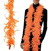 PATIKIL Feather Boa, Costume Turkey Chandelle Feathers Boa for Crafting Dancing Wedding Party Dress Up Christmas Decoration