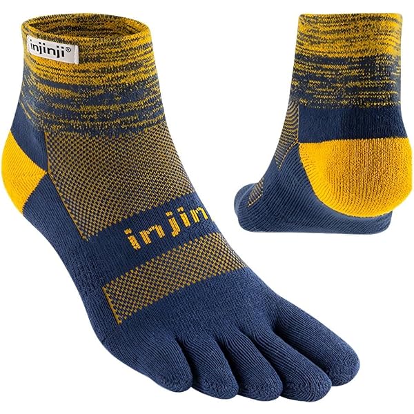 Injinji Grip Toeless – Calzini Mini Equipaggio – Senza Punta – Taglia S/M – Nero - 3