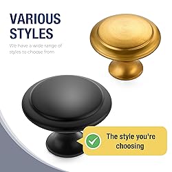JOY DECOR 30 Pack Matte Black Cabinet Drawer