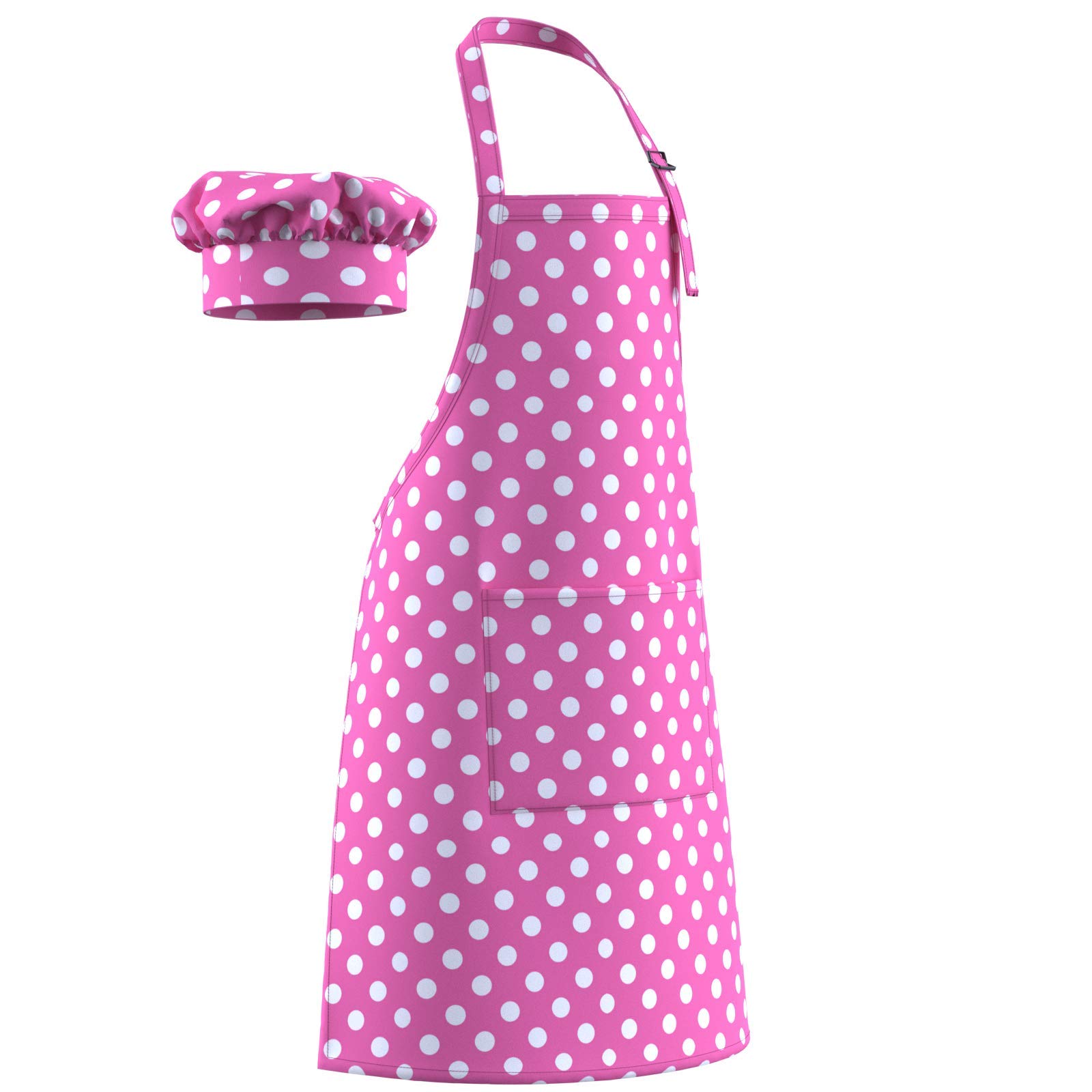 Dapper&Doll Kids Apron and Chef Hat Gift Set - Toddler & Kid Sizes - Super Cute & Fun