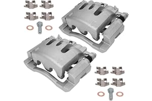 cciyu Rear Left & Right Brake Calipers With Bracket 18B5077 18B5076 For Ford For F-250 Super Duty 2008-2012,For Ford For F-350 Super Duty 2008-2012(2PCS)