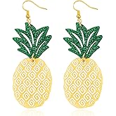 Palm Tree Earrings for Women Tropical Summer Beach Earrings Coconut Pineapple Lightweight Dangle Jewelry
