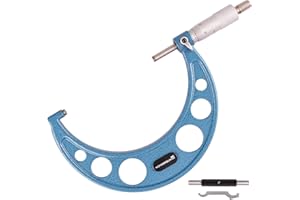 WONDERSUNM Outside Micrometer 4-5" Measuring Range,0.0001" Graduation for Machinists,Professional Precision Tool for Accurate Measurements