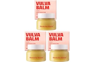 MEDICINE MAMA'S APOTHECARY VMAGIC by Medicine Mama Organic Vulva Balm – Intimate Skin Care, Menopause Support – Relieves Feminine Dryness, Itching & Irritation – Hormone Free, Vaginal Moisturizer for Women – 3-pack (2 oz ea)