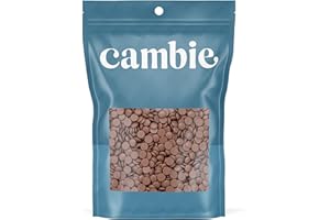 Cambie Milk Chocolate Couverture 34%, 1 Pound of European Style Milk Couverture for Dubai Chocolate Bar, Bon Bons, Bars, Chocolatiers, Pastry Chefs, Home Bakers, and Professionals, 1 Pound