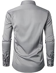 JEMITOP Men's Stretch Wrinkle Free Dress Shirts