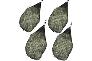 Country Pride Large Ultra Slow Feeder Hay Net, 4 Pack (Black)