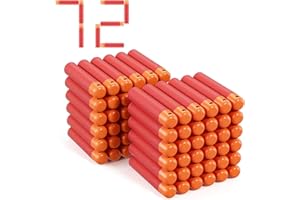 POKIIULK Mega Darts Refills for Mega Guns, Mega Dart Bullets Fit for Nerf Mega Guns, Mega Series Blasters, Mega Darts Bulk, Red Darts Fits for Nerf Mega Blasters (0.79in W)