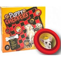 Amazon.com: Puppy Checkers - Checkers Board Game for Kids who Love ...