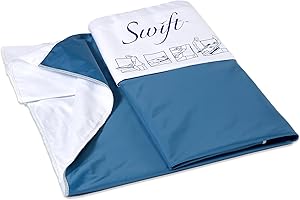 MIP Cares Swift® Patient Positioner Sliding Sheet for Standard Hospital and Twin-Size Mattresses, Heat & Moisture Prevention 