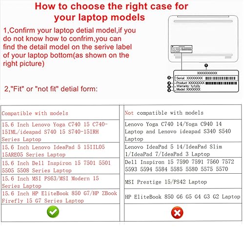 Protective Laptop Case For HP EliteBook 850 G8, ZBook Firefly 15 - 15.6 Inch Sleeve